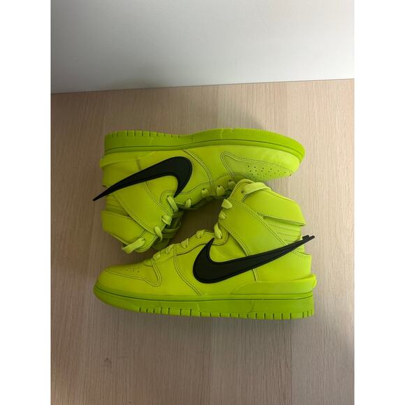 Nike x AMBUSH Dunk High Flash Lime Size 9W - LIKE NEW - Picture 5 of 11